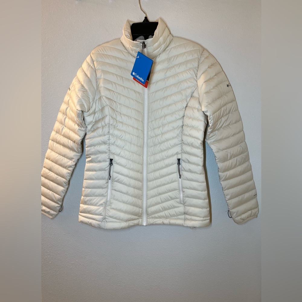 NWT Columbia White Omni Heat Women’s Junction Forest Jacket Women’s Size Small